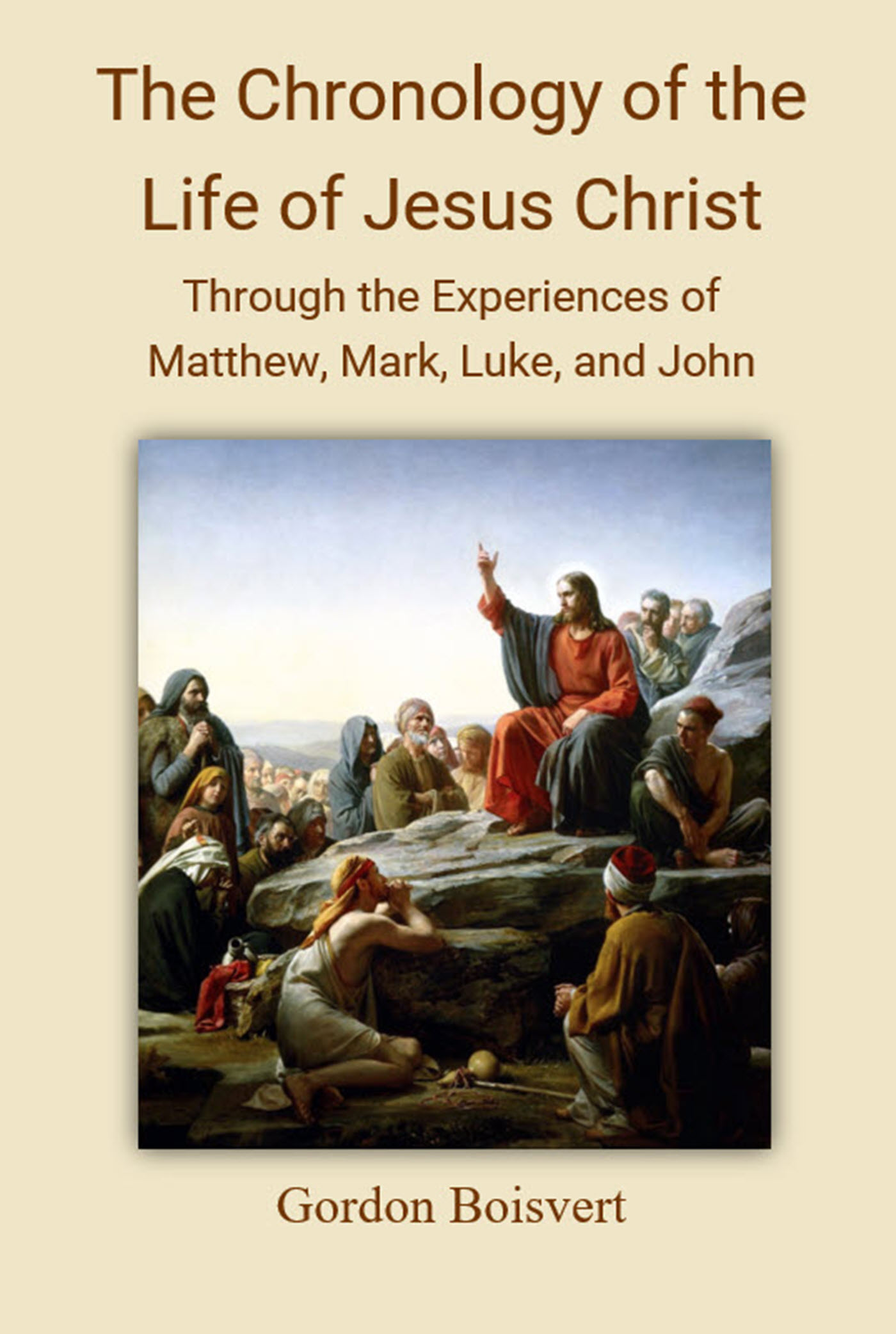 The Chronology of the Life of Jesus Christ — book cover